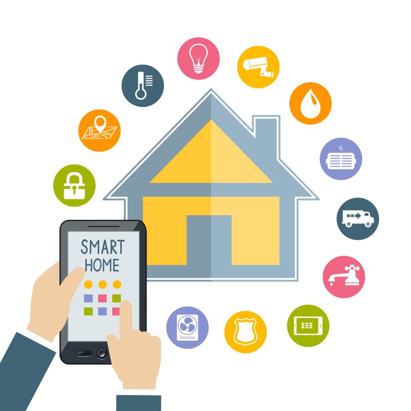 خانه هوشمند ساده - خانه هوشمند بی سیم - wireless - مانیتورینگ مرکزی